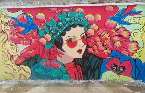 泰顺墙体彩绘-网红墙