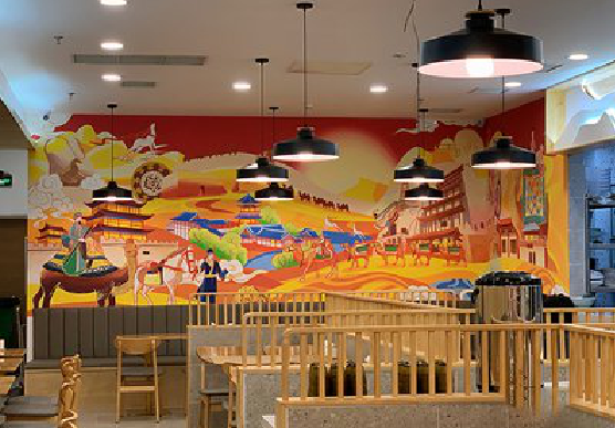 泰顺商业空间彩绘介绍。