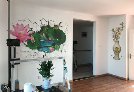 泰顺墙体彩绘相比墙纸的优势。