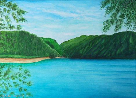 泰顺在墙绘中，如何绘画绿水青山？