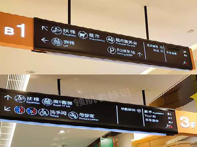 泰顺如何通过商场标识牌引导客流分布？